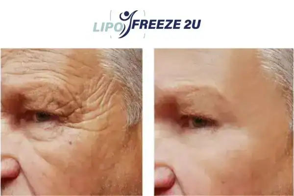 Mens before and after Morpheus 8 Edmonton results.