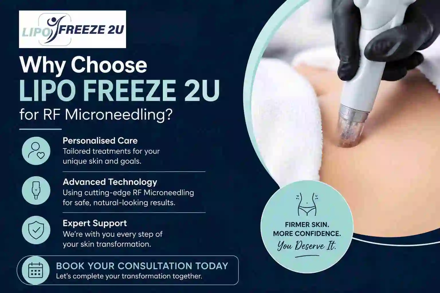 Why Choose LIPO FREEZE 2U for RF Microneedling Edmonton?
