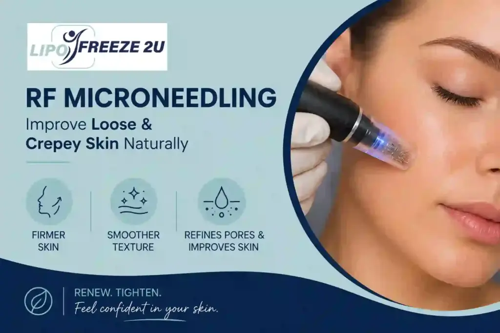 Can RF Microneedling Help Improve Loose and Crepey Skin Edmonton?